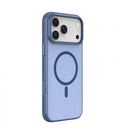 Чехол-накладка Comma Joy Elegant Magnetic Anti-Shock Case(Built-In Touch) для iPhone 17 Pro Max Dark Blue