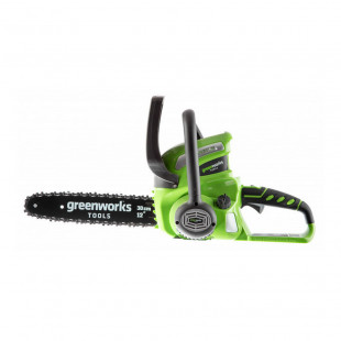 Аккумуляторная цепная пила Greenworks G40CS30K2 Green