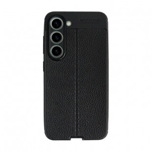 Чехол-накладка Devia Leather Texture для смартфона Samsung Galaxy S23 Black