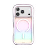Чехол-накладка VLP Bubble Case with MagSafe для Apple iPhone 18 Pro Pearl