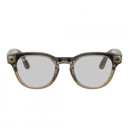 Умные очки Ray-Ban Meta Scriber Optics RW7002 (Gen 2) Transparent Shiny Stone Beige/Clear