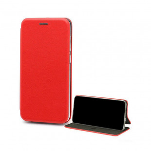 Чехол-книжка под кожу для смартфона Samsung Galaxy A7 2018 Красный