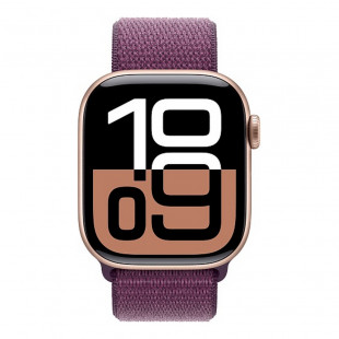 Умные часы Apple Watch Series 10 42mm Aluminum Case with Sport Loop Rose Gold/Plum