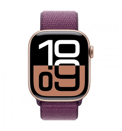 Умные часы Apple Watch Series 10 42mm Aluminum Case with Sport Loop Rose Gold/Plum