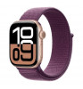 Умные часы Apple Watch Series 10 42mm Aluminum Case with Sport Loop Rose Gold/Plum