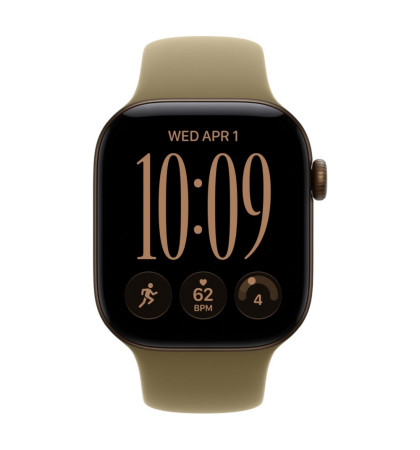 Умные часы Apple Watch Series 12 46mm Aluminium Case with Sport Band S/M Dark Bronze/Olive