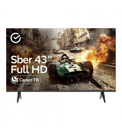 43" Телевизор Sber SDX-43F2124 Black
