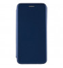 Книжка силиконовая основа боковая (Samsung Galaxy A41) Синяя