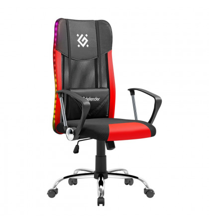 Кресло игровое Defender West Black/Red