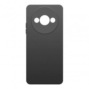 Чехол-накладка Borasco MicroFiber Case для смартфона Xiaomi Redmi A3/A3X/Poco C61 Black