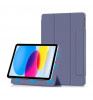 Чехол-книжка Comma Rider Series Double Sides Magnetic Case with Pencil slot для iPad 10 10.9" (2022) Gray Purple