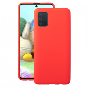 Накладка силиконовая TPU (Samsung Galaxy A41 2020) Red