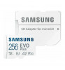 Карта памяти microSDXC Samsung EVO Plus MB-MC256SA + adapter 256Gb White