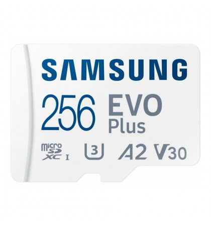 Карта памяти microSDXC Samsung EVO Plus MB-MC256SA + adapter 256Gb White