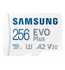 Карта памяти microSDXC Samsung EVO Plus MB-MC256SA + adapter 256Gb White