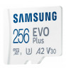 Карта памяти microSDXC Samsung EVO Plus MB-MC256SA + adapter 256Gb White