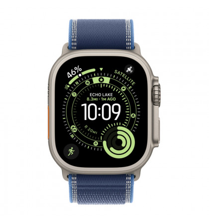 Умные часы Apple Watch Ultra 3 49mm Titanium Case with Trail Loop M/L Natural Blue/Bright Blue