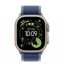 Умные часы Apple Watch Ultra 3 49mm Titanium Case with Trail Loop M/L Natural Blue/Bright Blue