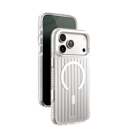 Чехол-накладка VLP Pulse Case with MagSafe для Apple iPhone 18 Pro Silver