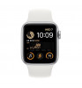Умные часы Apple Watch SE (2022) 40mm Aluminium Case with Sport Band M/L Silver/White