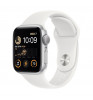 Умные часы Apple Watch SE (2022) 40mm Aluminium Case with Sport Band M/L Silver/White