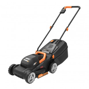 Газонокосилка аккумуляторная Worx WG730E Black/Orange