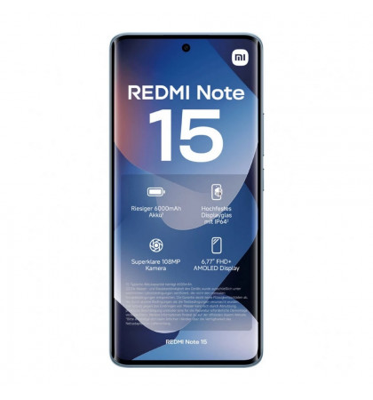 Смартфон Xiaomi Redmi Note 15 8/256Gb Glacier Blue