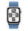 Умные часы Apple Watch SE (2023) 40mm Aluminum Case with Sport Loop Silver/Winter Blue