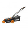 Газонокосилка ручная Worx WG779E Black/Orange