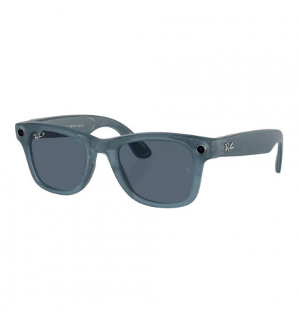 Умные очки Ray-Ban Meta Wayfarer RW4006 Matte Jeans/Polar Dusty Blue