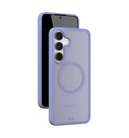 Чехол-накладка VLP Moon Case MagSafe для Samsung Galaxy S25 FE Lavender
