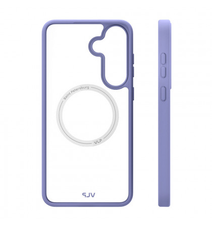 Чехол-накладка VLP Moon Case MagSafe для Samsung Galaxy S25 FE Lavender