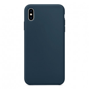 Накладка Devia Nature case Silicon Case (iPhone Xs Max) Navy blue