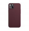 Чехол-накладка VLP Silicone Case with MagSafe для смартфона Apple iPhone 13 Marsala