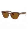 Умные очки Ray-Ban Meta Skyler RW4010 Shiny Caramel/Polar Brown