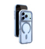Чехол-накладка VLP Bubble Case with MagSafe для Apple iPhone 18 Pro Blue