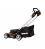 Газонокосилка аккумуляторная Worx WG748E Black/Orange