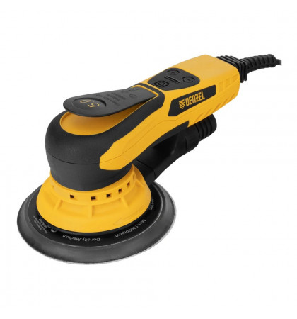 Шлифовальная орбитальная машина Denzel OS-150-BL Orange/Black