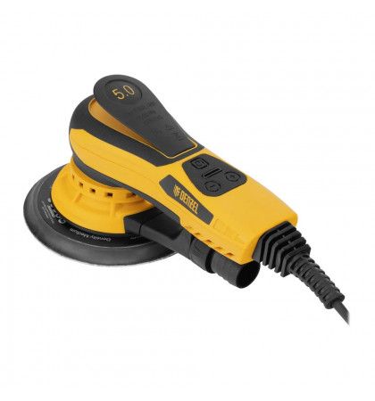 Шлифовальная орбитальная машина Denzel OS-150-BL Orange/Black