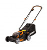 Газонокосилка аккумуляторная Worx WG743E Black/Orange