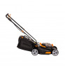 Газонокосилка аккумуляторная Worx WG743E Black/Orange