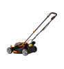 Газонокосилка аккумуляторная Worx WG743E Black/Orange