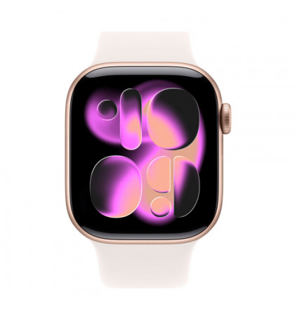 Умные часы Apple Watch Series 11 42mm Aluminum Case with Sport Band S/M Rose Gold/Light Blush