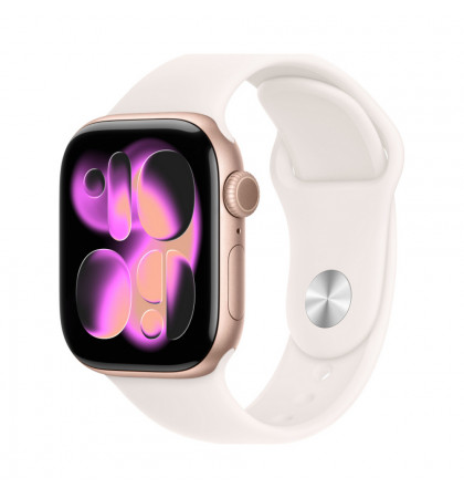 Умные часы Apple Watch Series 11 42mm Aluminum Case with Sport Band S/M Rose Gold/Light Blush