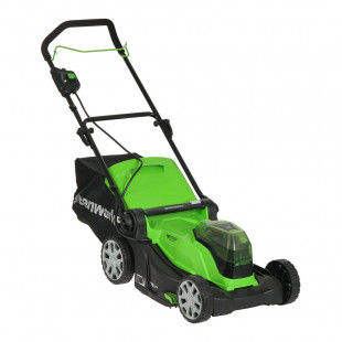 Газонокосилка роторная Greenworks G24X2LM41 Green