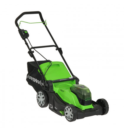 Газонокосилка роторная Greenworks G24X2LM41 Green