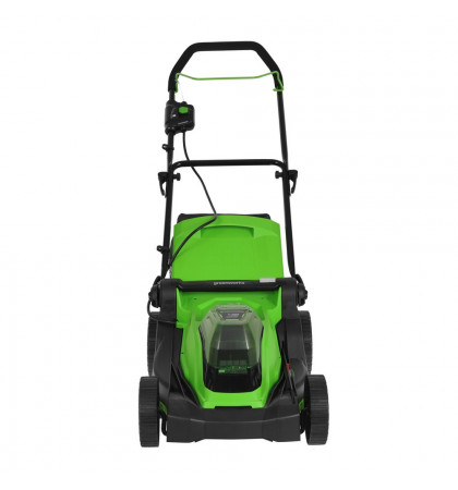 Газонокосилка роторная Greenworks G24X2LM41 Green