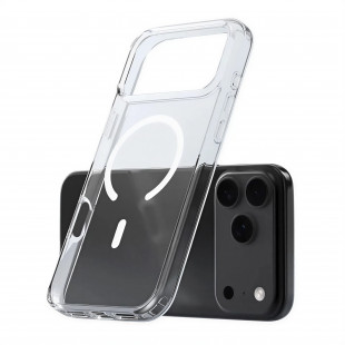 Чехол-накладка Devia Clean Series Magnetic Shockproof Stand Case для iPhone 17 Pro Clear