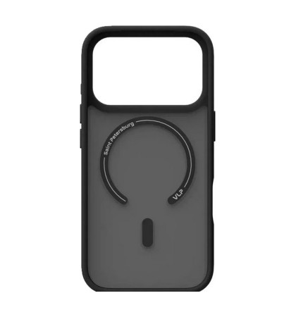 Чехол-накладка VLP Lite Bloom Case with MagSafe для смартфона Apple iPhone 17 Pro Max Black