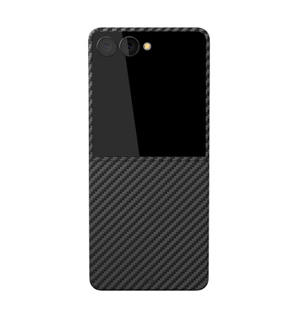 Чехол-накладка VLP Kevlar Сase MagSafe для Samsung Galaxy Z Flip 7 Black